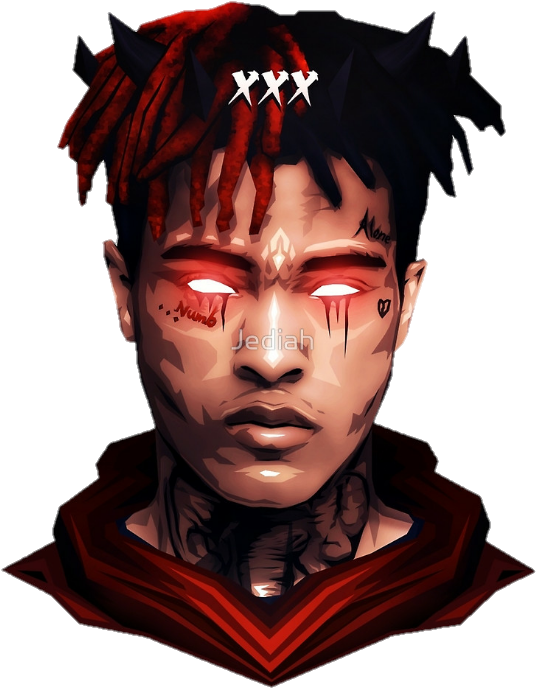 Xxxtentacion Sticker By Wallpapers5h - Xxxtentacion Drawing Clipart (737x737), Png Download