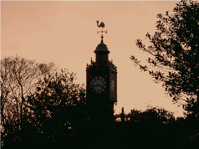 Clock Tower Clipart (640x640), Png Download