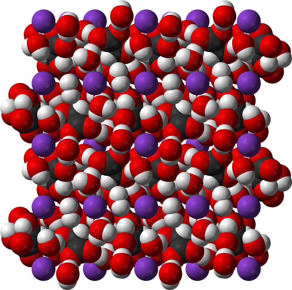 Potassium Sodium Tartrate Tetrahydrate Xtal 3d Sf - Crystal Lattice For Sodium Carbonate Clipart (1100x1092), Png Download