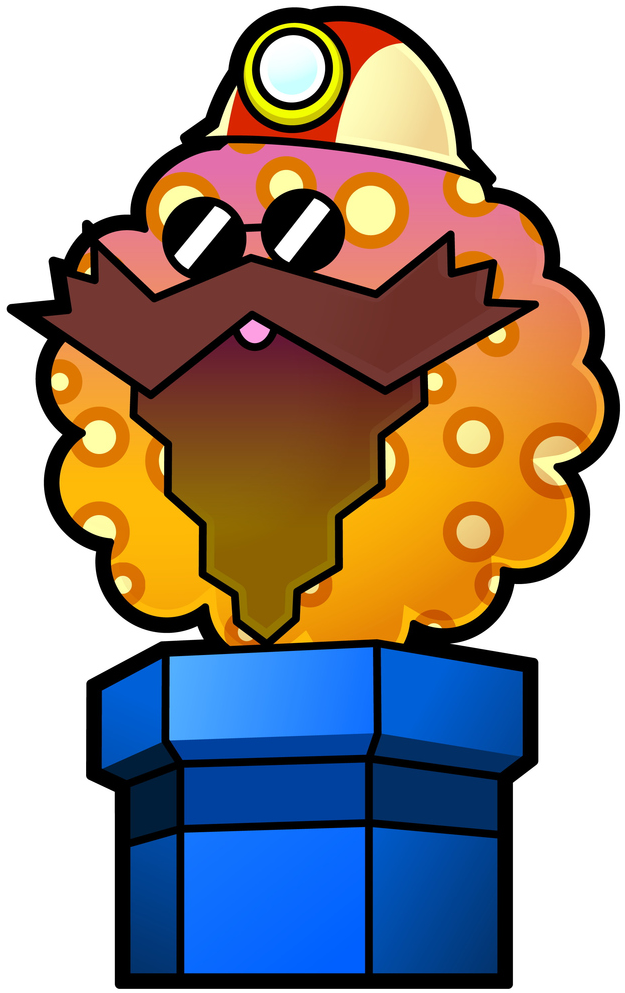 Welderberg Super Paper Mario Clipart (644x1024), Png Download
