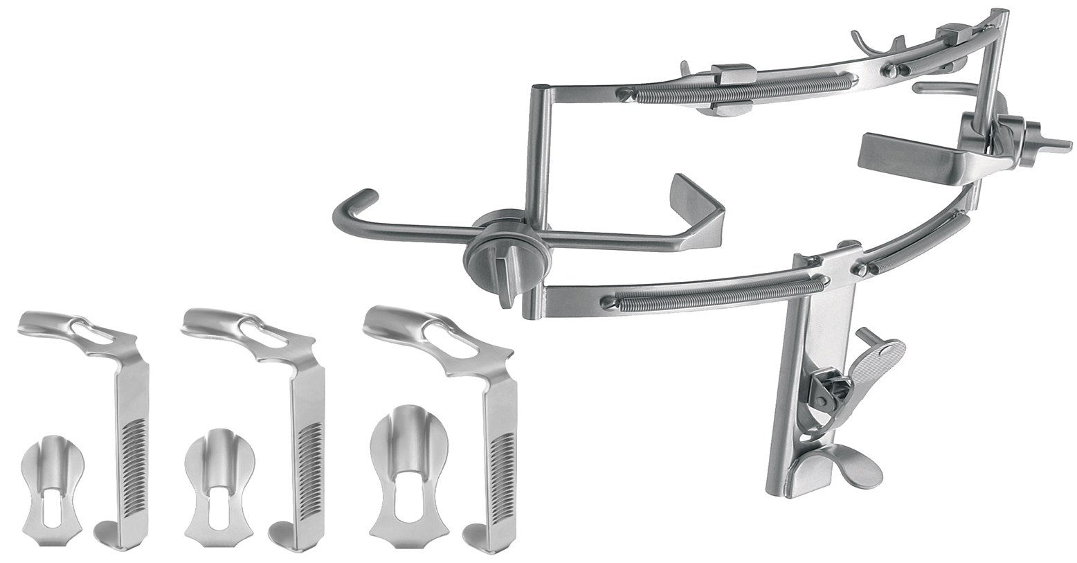 Dingman Mouth Gag Set, Complete Set Of 3 Tongue Blades, - Spur Clipart (1920x1080), Png Download