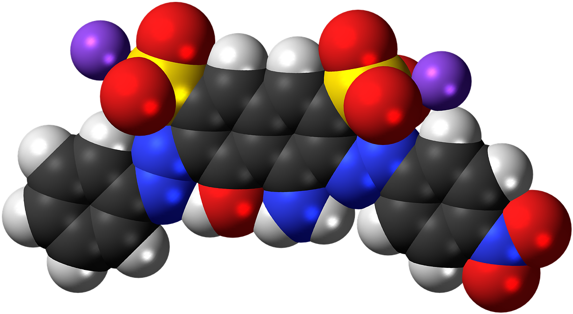 Amido Black 10b Sodium Molecule Png Image - Molecole Amido Png Clipart (1280x752), Png Download