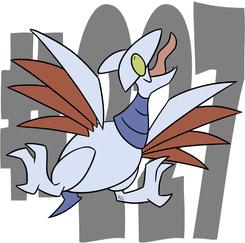 #skarmory #pokemon #pokemonaday - Cartoon Clipart (1000x1000), Png Download