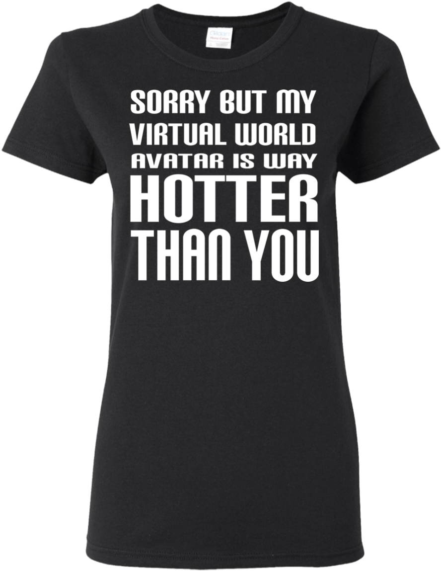My Virtual World Hotter Than You Women's T-shirt Second - Football T Shirts For Grandmothers Clipart (1155x1155), Png Download