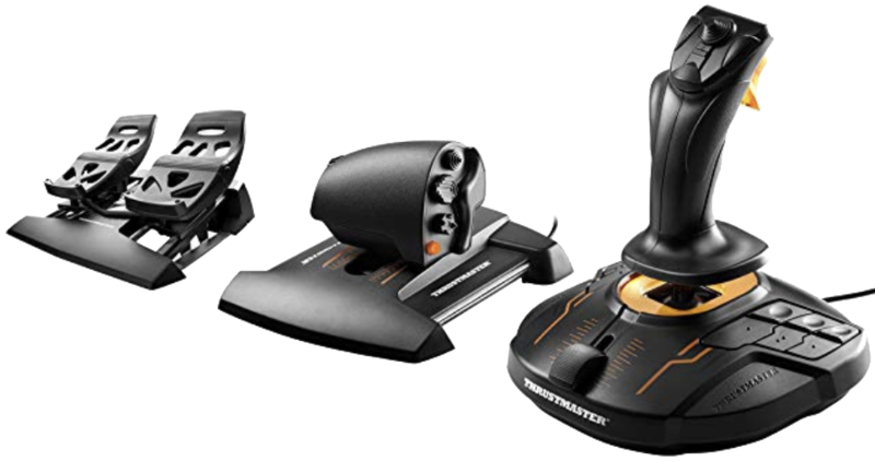 Sticks And Pedals - T16000m Flight Pack Clipart (800x422), Png Download