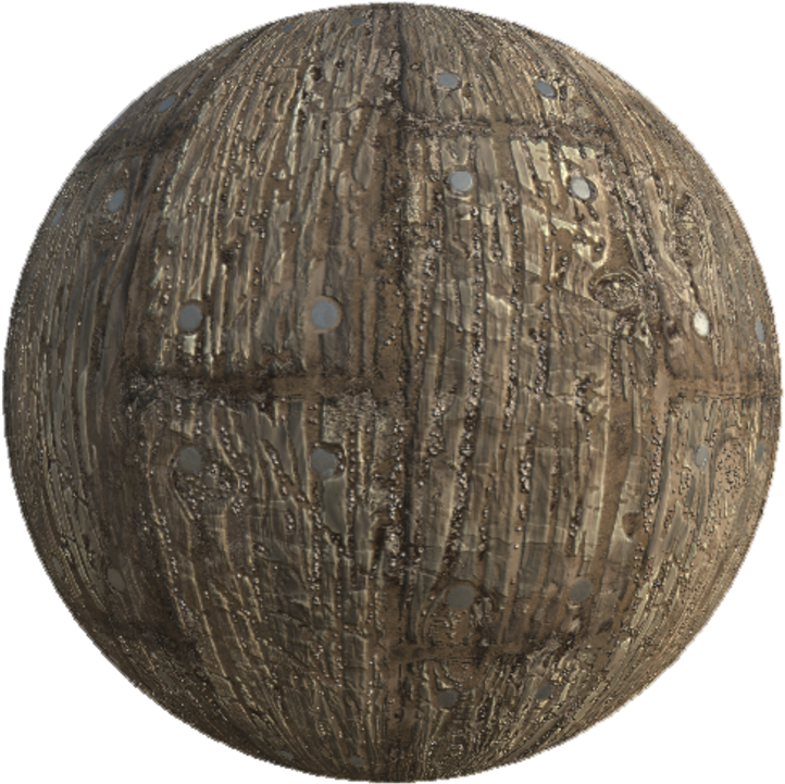 Wood Planks Aged - Circle Clipart (760x760), Png Download