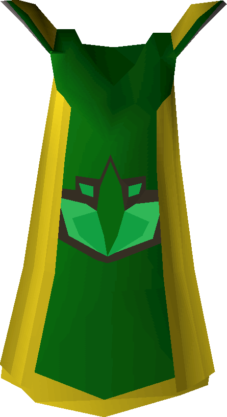 Herblore Cape Detail - Runescape Herblore Cape Clipart (445x815), Png Download