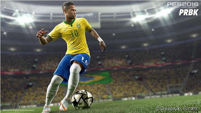 , Da Konami, Terá Versão Gratuita Com Brasil E Outros - Pes 2016 Clipart (950x390), Png Download