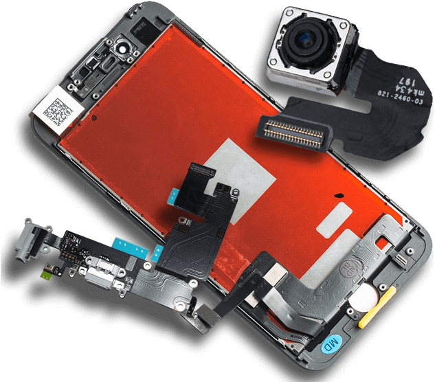 Iphone Repair Parts - Mobile Phone Clipart (648x571), Png Download