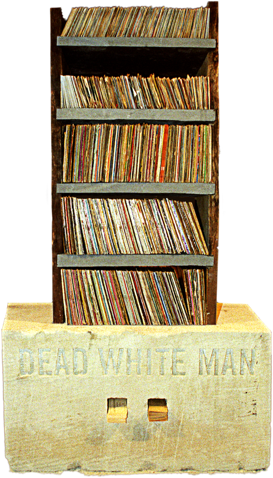 A Homage To A Vinyl Evangelist - Bookcase Clipart (610x1000), Png Download