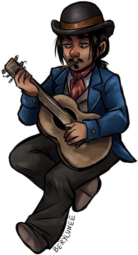 #arthurmorgan #dutchvanderlinde #johnmarston #oneshots - Rdr2 Javier Escuella Fanart Clipart (600x907), Png Download