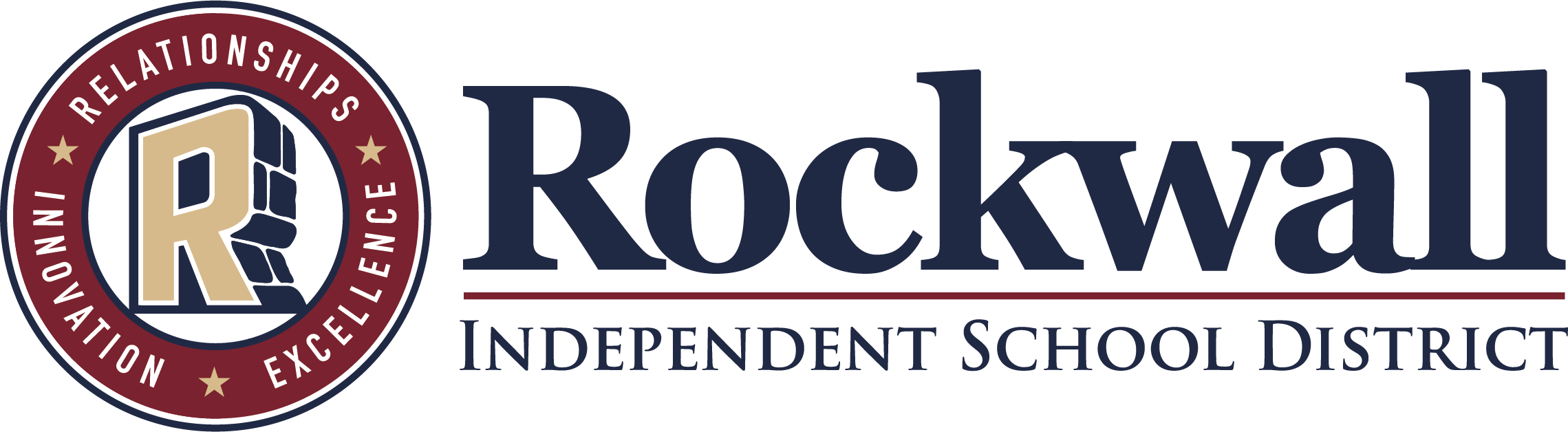 Rockwall Isd - Rockwall Isd Calendar 2018 19 Clipart (2279x628), Png Download