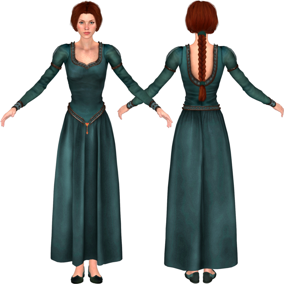 Princesa Fiona Png - Princess Fiona Human Shrek Clipart (1024x1035), Png Download