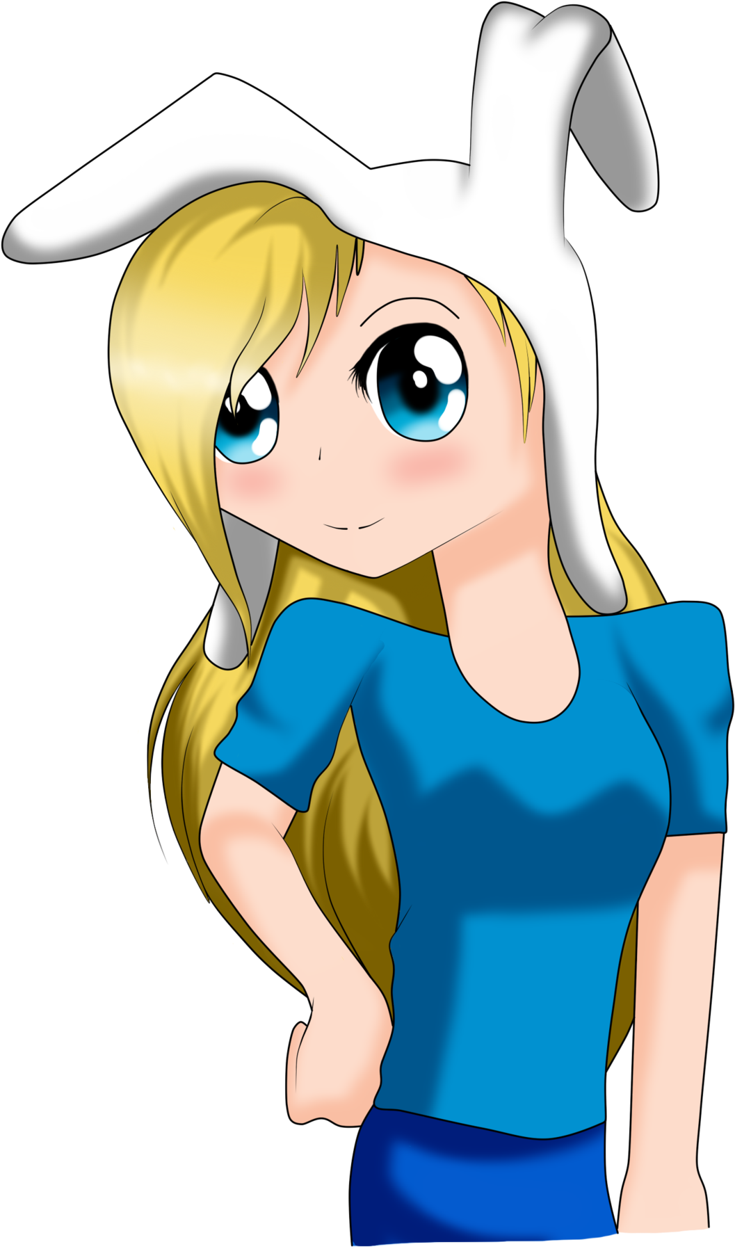 Adventure Time Sexy Fan Art - Fionna And Cake Clipart (1057x1796), Png Download