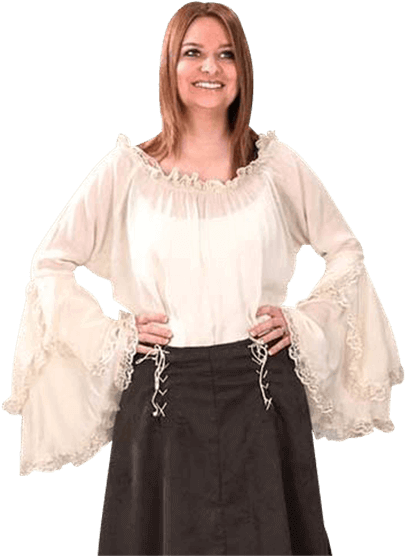 Renaissance From Dark Knight Armoury - Peasant Blouse Clipart (555x555), Png Download