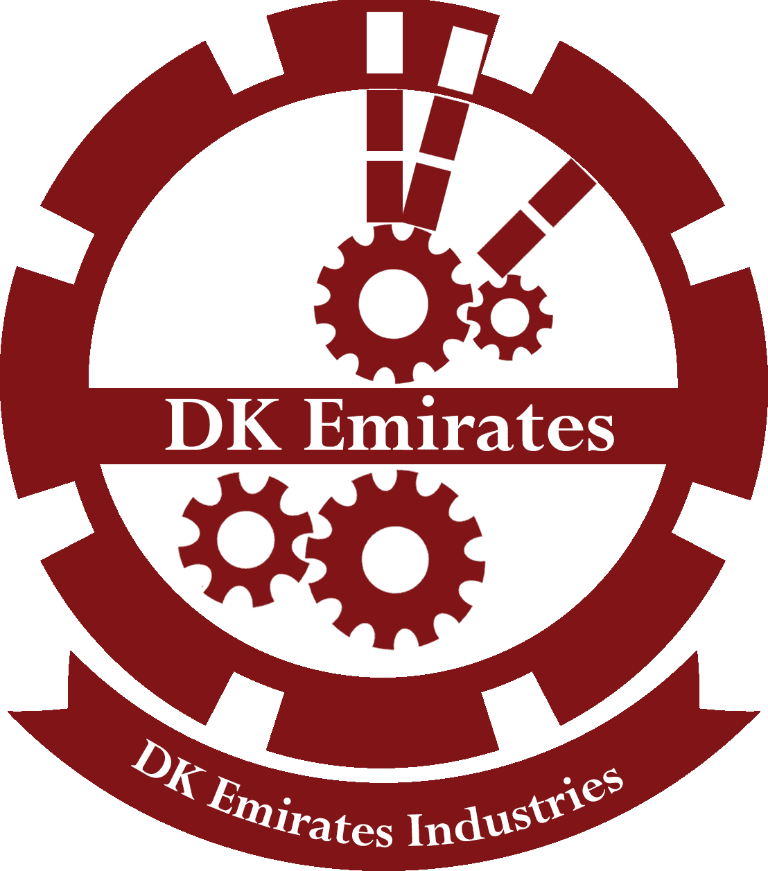 D K Emirates Industry Logo - Stone Crusher Company Logo Clipart (1108x1257), Png Download