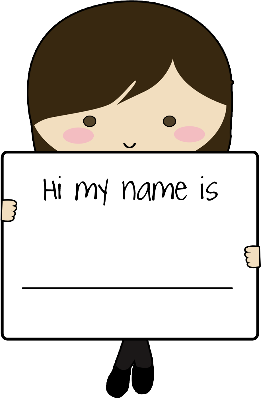Downloadable Birthday Name Tags For Smart Parenting - Cartoon Clipart (2400x1500), Png Download