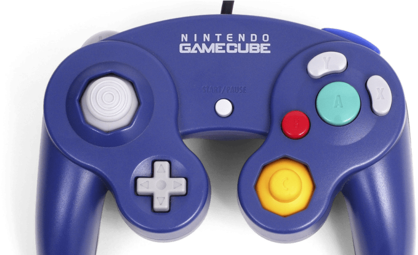 Reggie Fils-aime Reveals New Switch Update May Have - Gamecube Controller Indigo Clipart (912x516), Png Download
