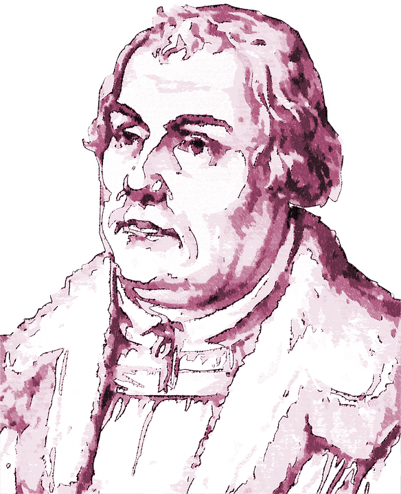 Luther, Martin, Reformation, Protestant, Church - Martin Luther Clipart (584x720), Png Download