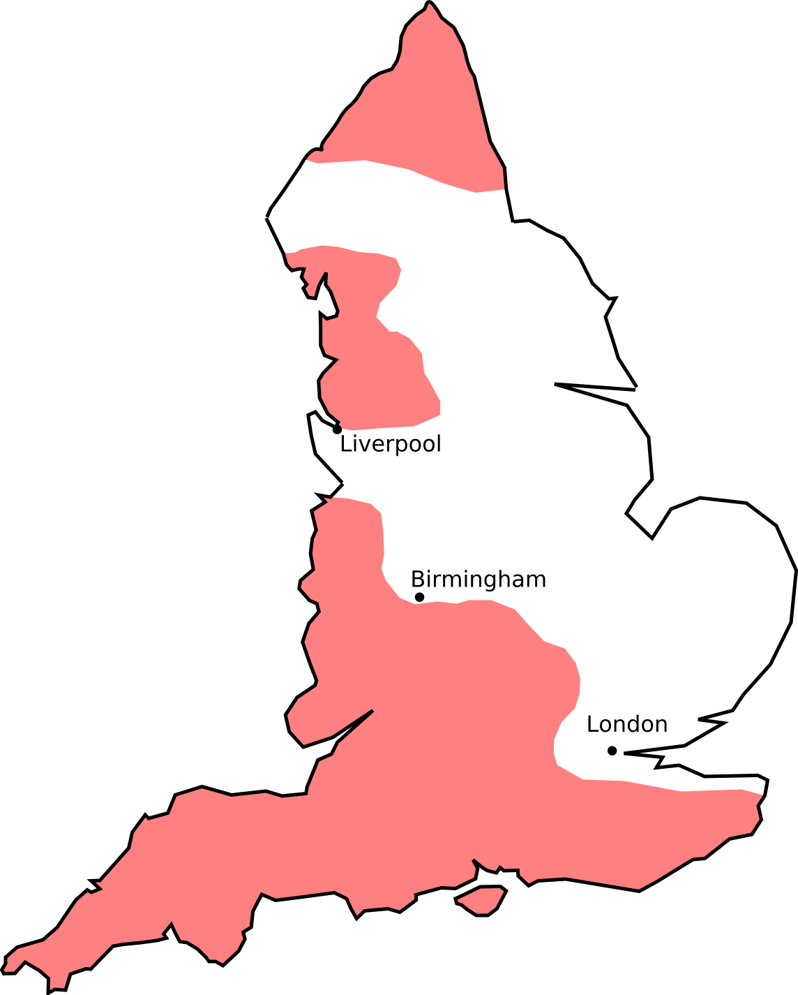 Rhotic Accents In England - Rhotic And Non Rhotic Accent Clipart (1144x1425), Png Download