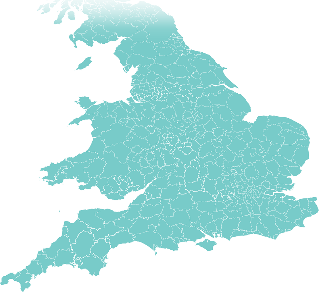 Download England & Wales - England Land Use Map Clipart Png Download