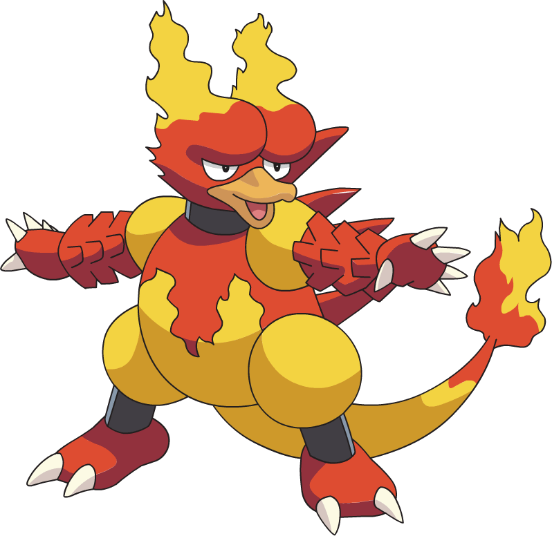 Pokemon Shiny Magmar Is A Fictional Character Of Humans - Pokemon Magmar Clipart (798x776), Png Download
