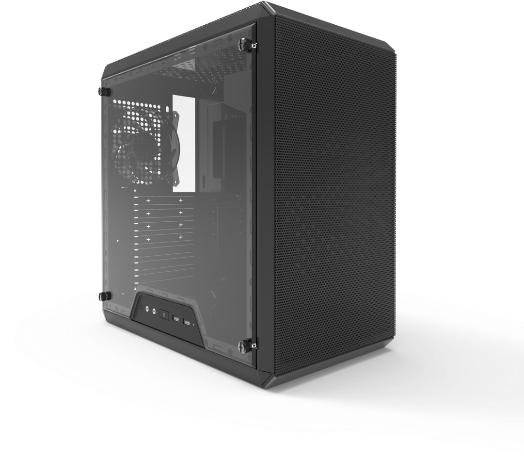 Cooler Master Announces New Cases, Coolers, Psus, And - Cooler Master Masterbox Q500l Clipart (1080x1080), Png Download