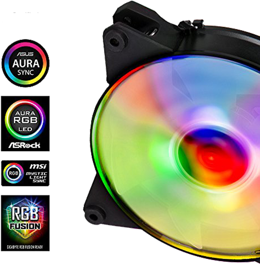 Cooler Master Masterfan Pro 120 Air Balance Rgb-image - Cooler Master Masterfan Pro 120 Air Balance Rgb Clipart (1000x1000), Png Download