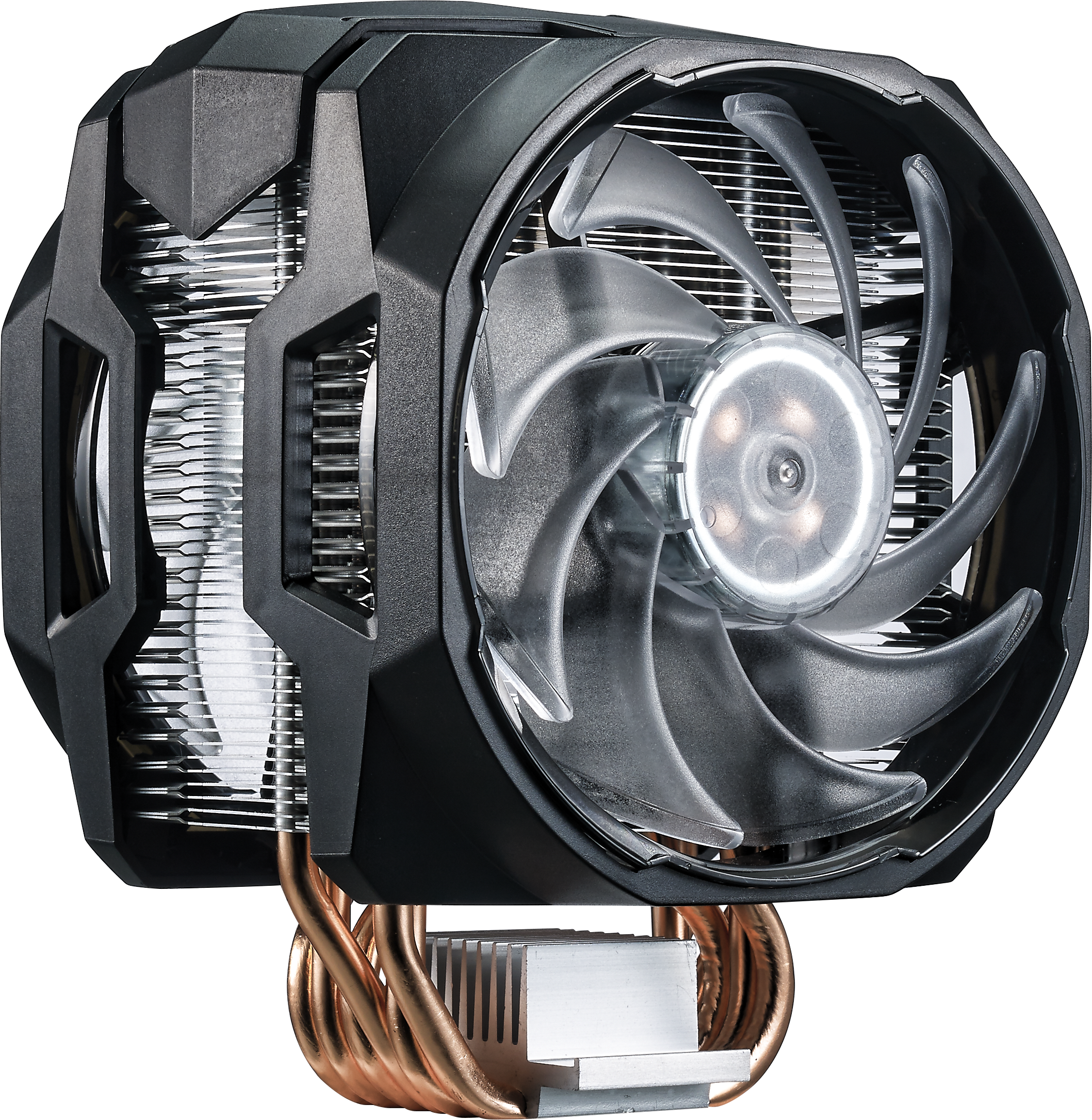 And Here Is The Full Feature Set For The Ma610p - Cooler Master Masterair Ma410p Cpu Cooler Clipart (2117x2171), Png Download