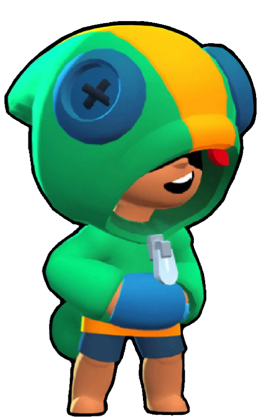Картинка леона из игры brawl stars