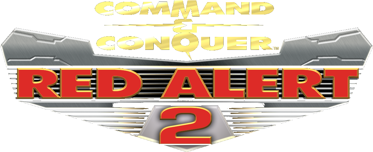 Command & Conquer - Command And Conquer Red Alert 2 Logo Clipart (1280x580), Png Download