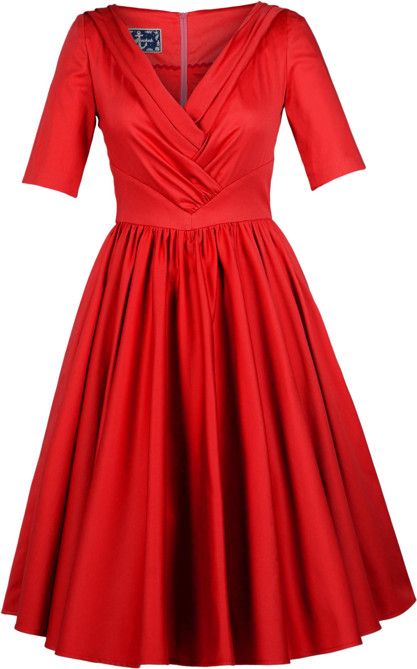 Girls Casual Red Dresses Clipart (2362x2362), Png Download