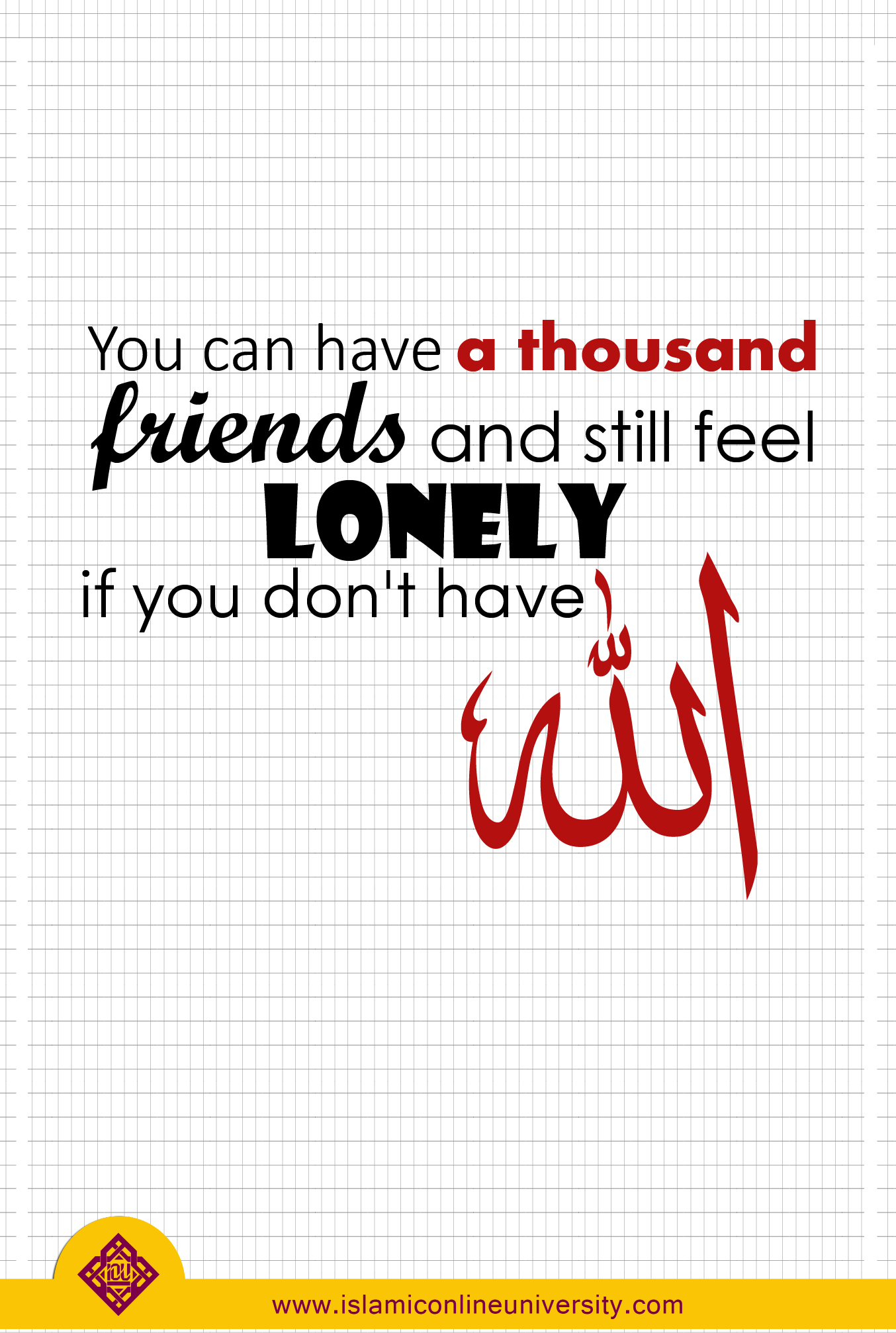 No Matter What Else You Lose, Never Lose Allah - Calligraphy Clipart (1354x2013), Png Download