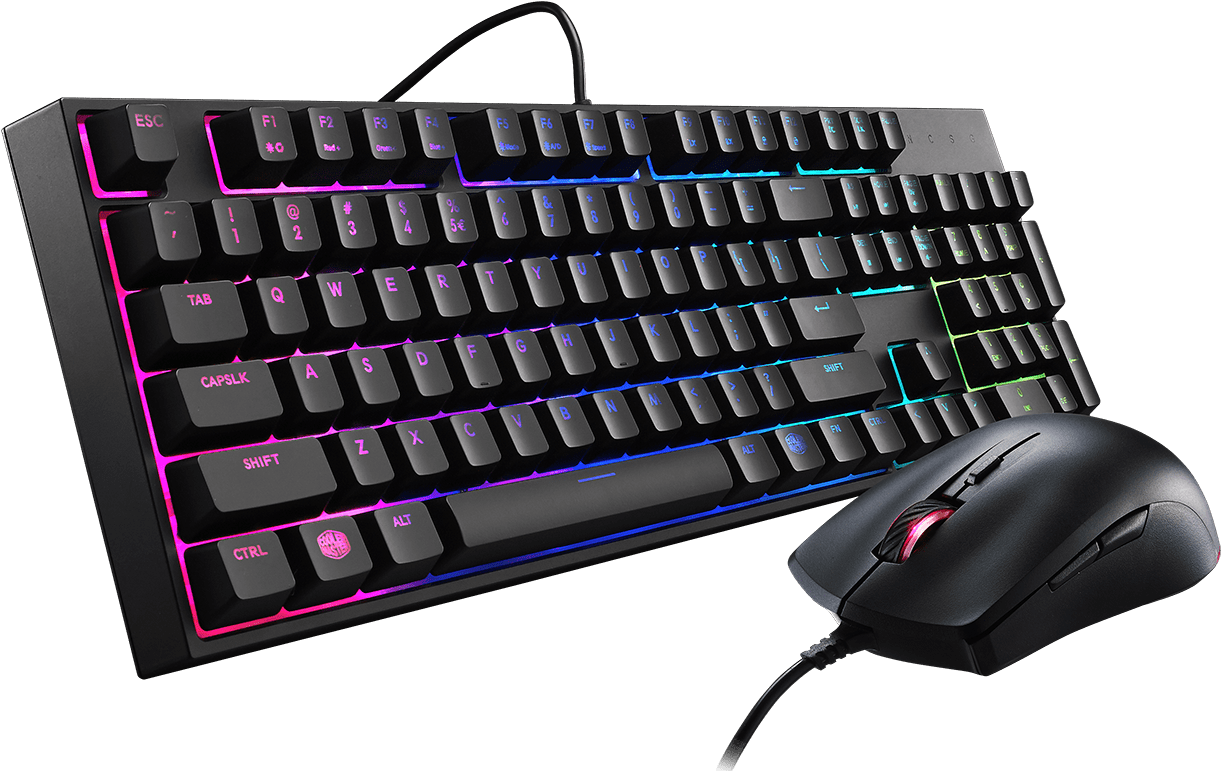 Cooler Master Masterkeys Lite L Combo Rgb Keyboard - Cooler Master Masterkeys Lite Clipart (1280x808), Png Download