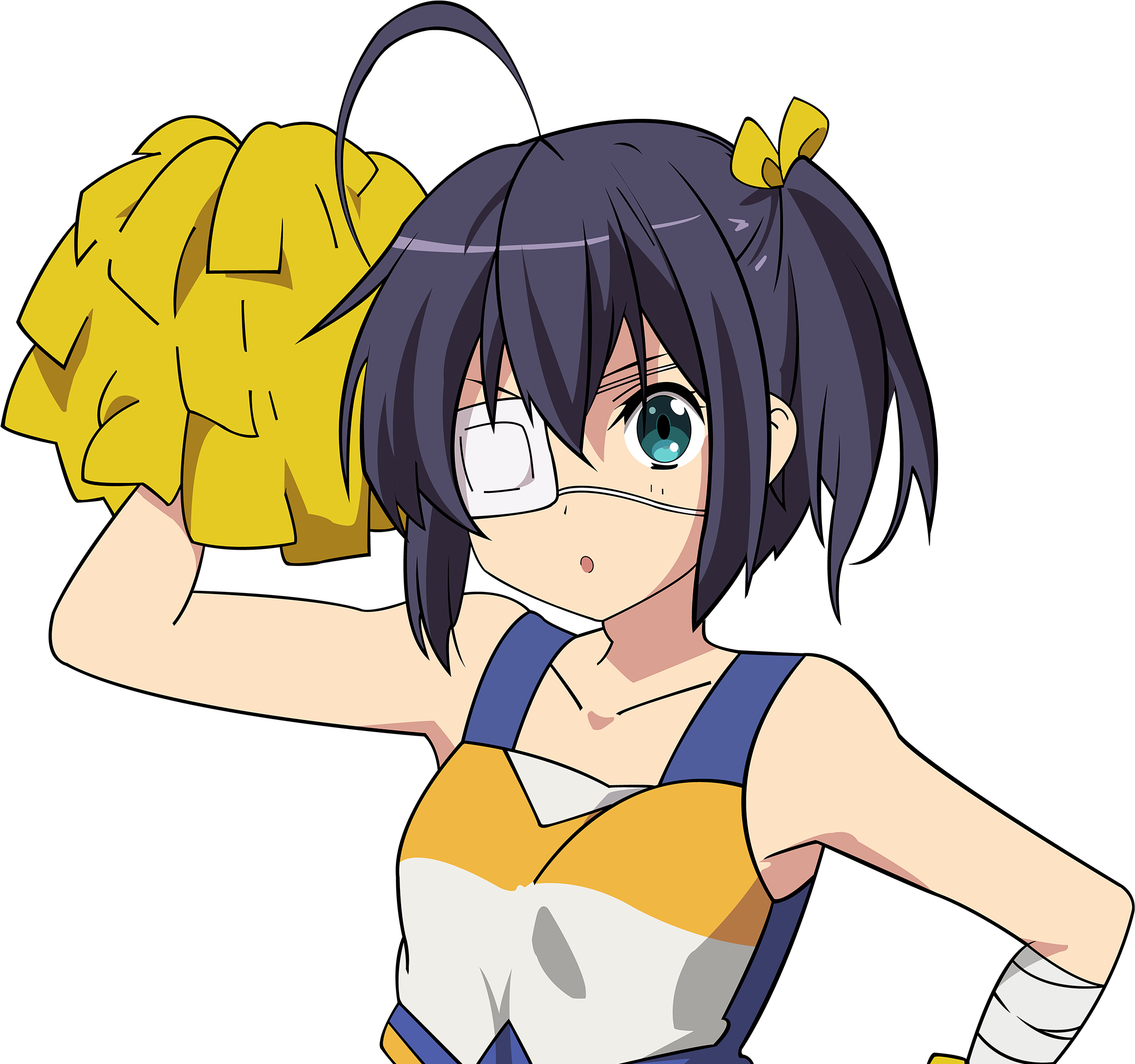 Daily Rikka - Anime Cheerleader Gif Png Clipart - Large Size Png Image - Pi...