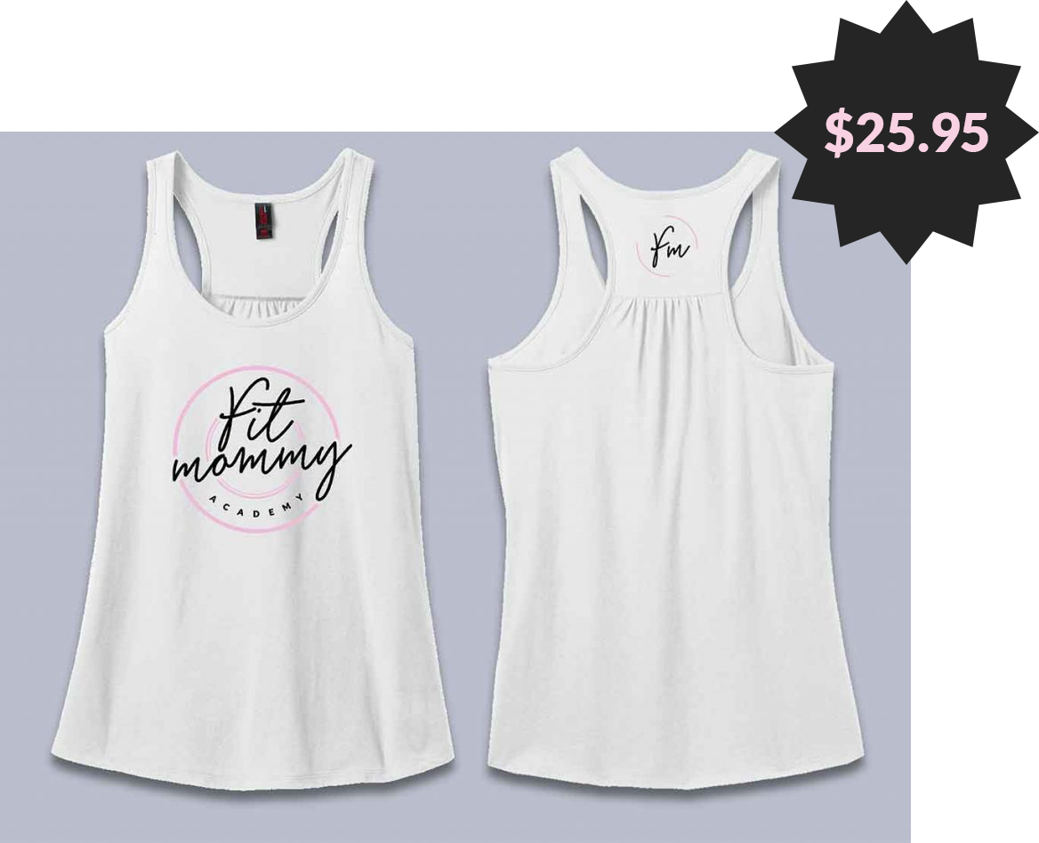 Fit Mommy Academy Tank - Active Tank Clipart (1168x948), Png Download