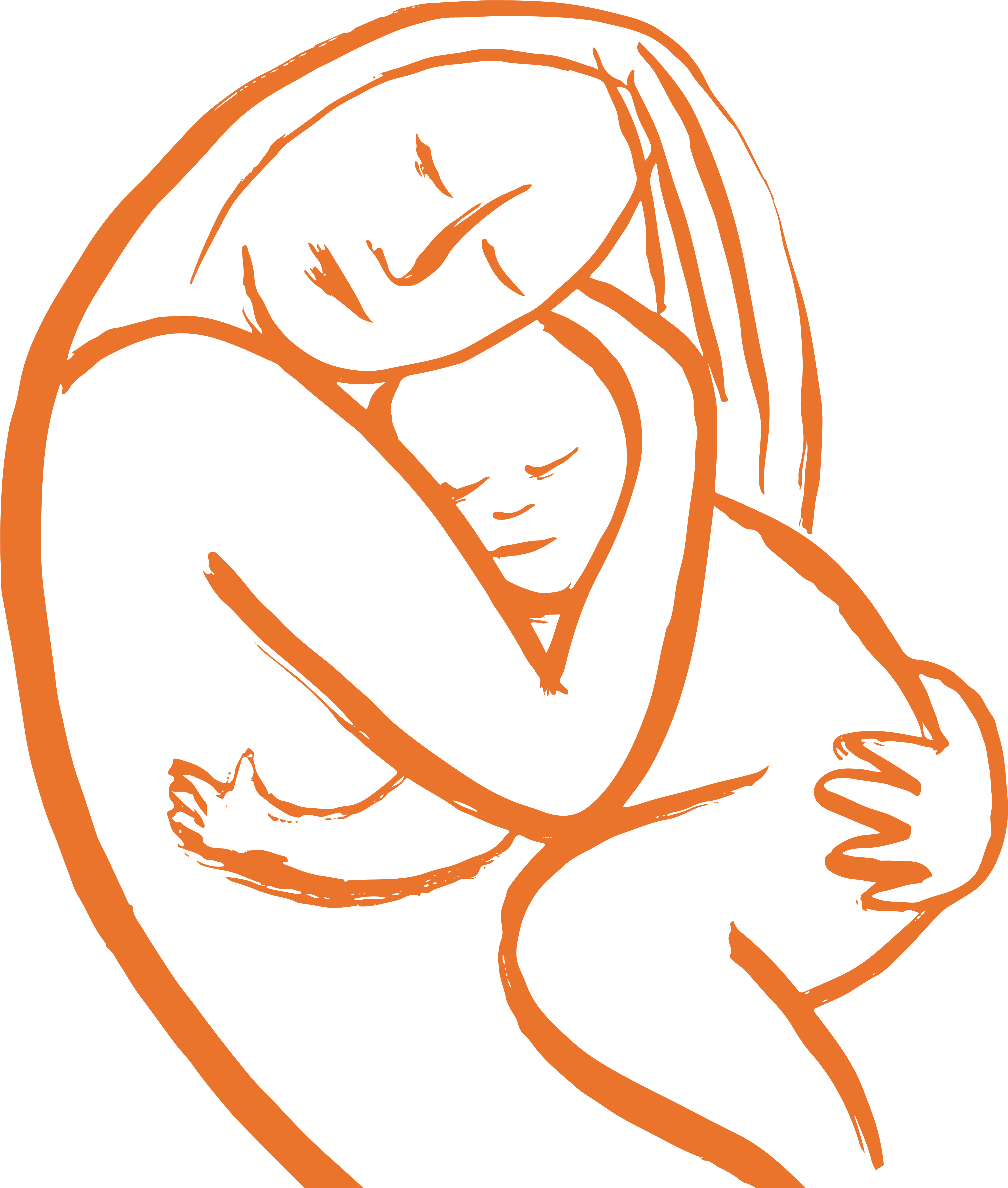 Our Story - Every Mother Counts Clipart (5600x6001), Png Download