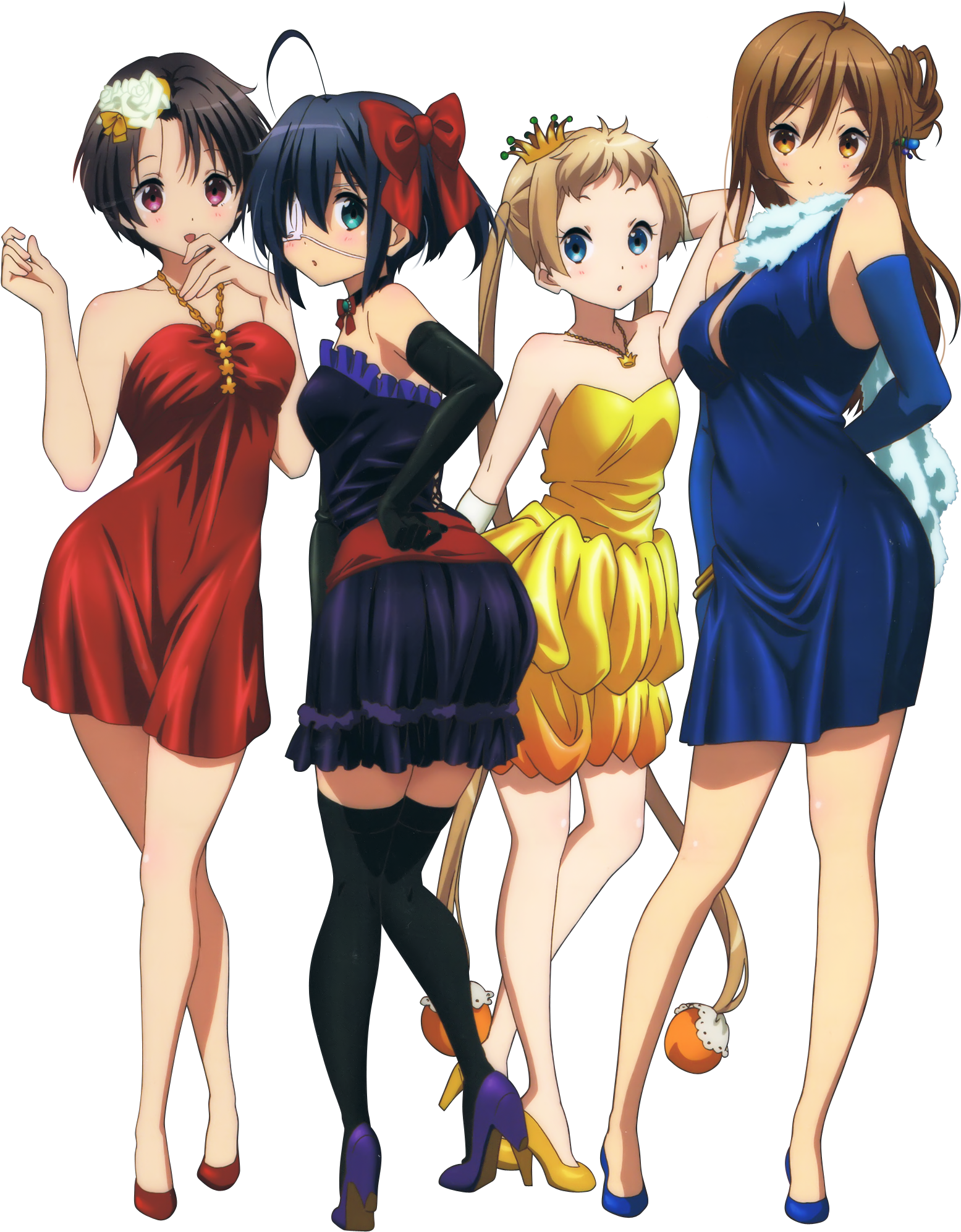 Danbooru - Dekomori Nibutani Rikka Hentai Clipart (1598x2000), Png Download
