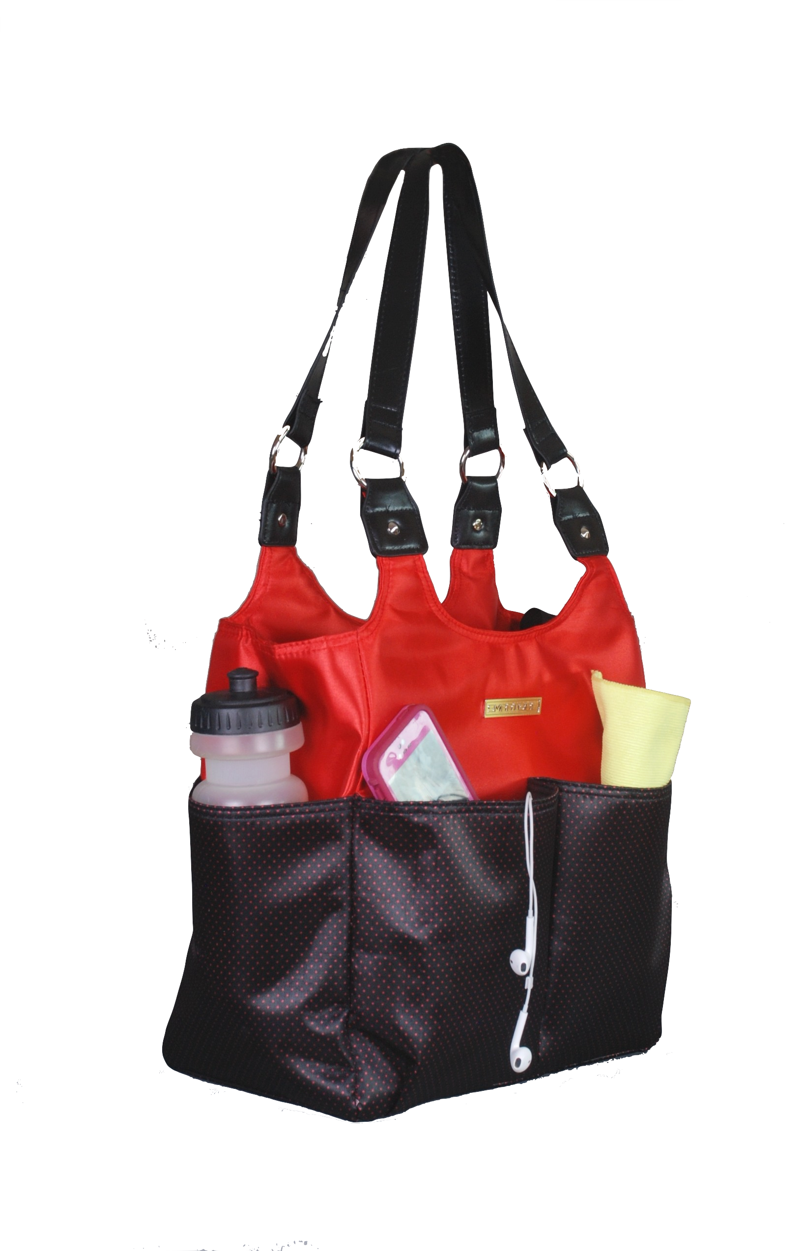 A Pretty Gym Bag With Tons Of Storage 11 Total Pockets - Shoulder Bag Clipart (1711x2546), Png Download
