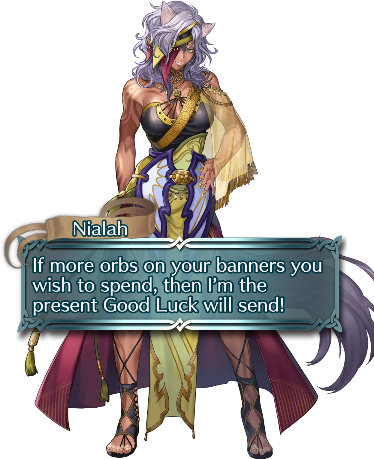 Careful With Those Pity Rates Too - Nailah Fire Emblem Heroes Clipart (1280x1536), Png Download