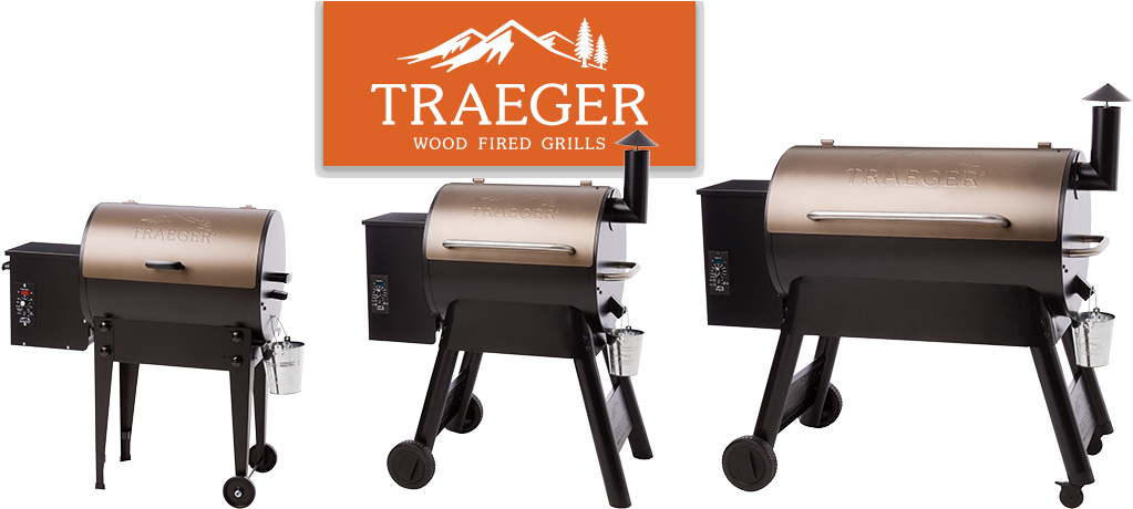 Traeger Pellet Grills - Traeger Pro Series 34 Bronze Clipart (1181x460), Png Download