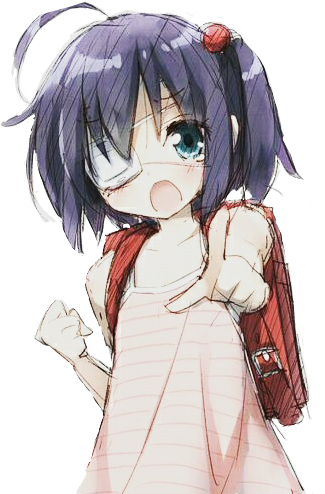 #rikka #primeravez #kawaii - Рикка Такаши Clipart (325x494), Png Download