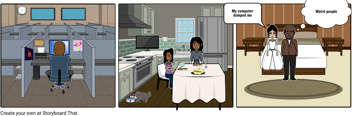 Computer - Cartoon Clipart (1164x385), Png Download