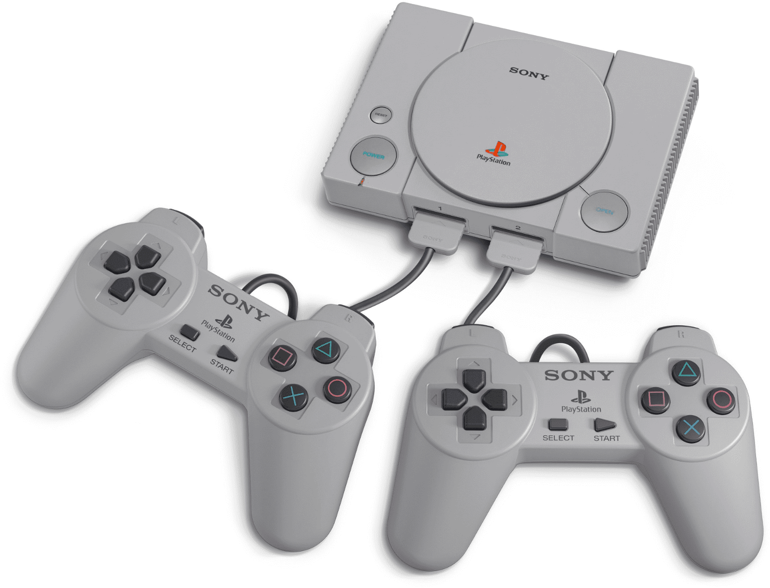 Sony Playstation One Classic Console Mini 20 Games Clipart (1600x1600), Png Download