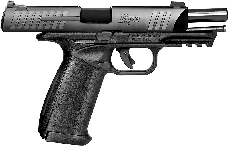Svg Pistol Clipart 9mm - Remington 9mm Pistol - Png Download (800x577), Png Download