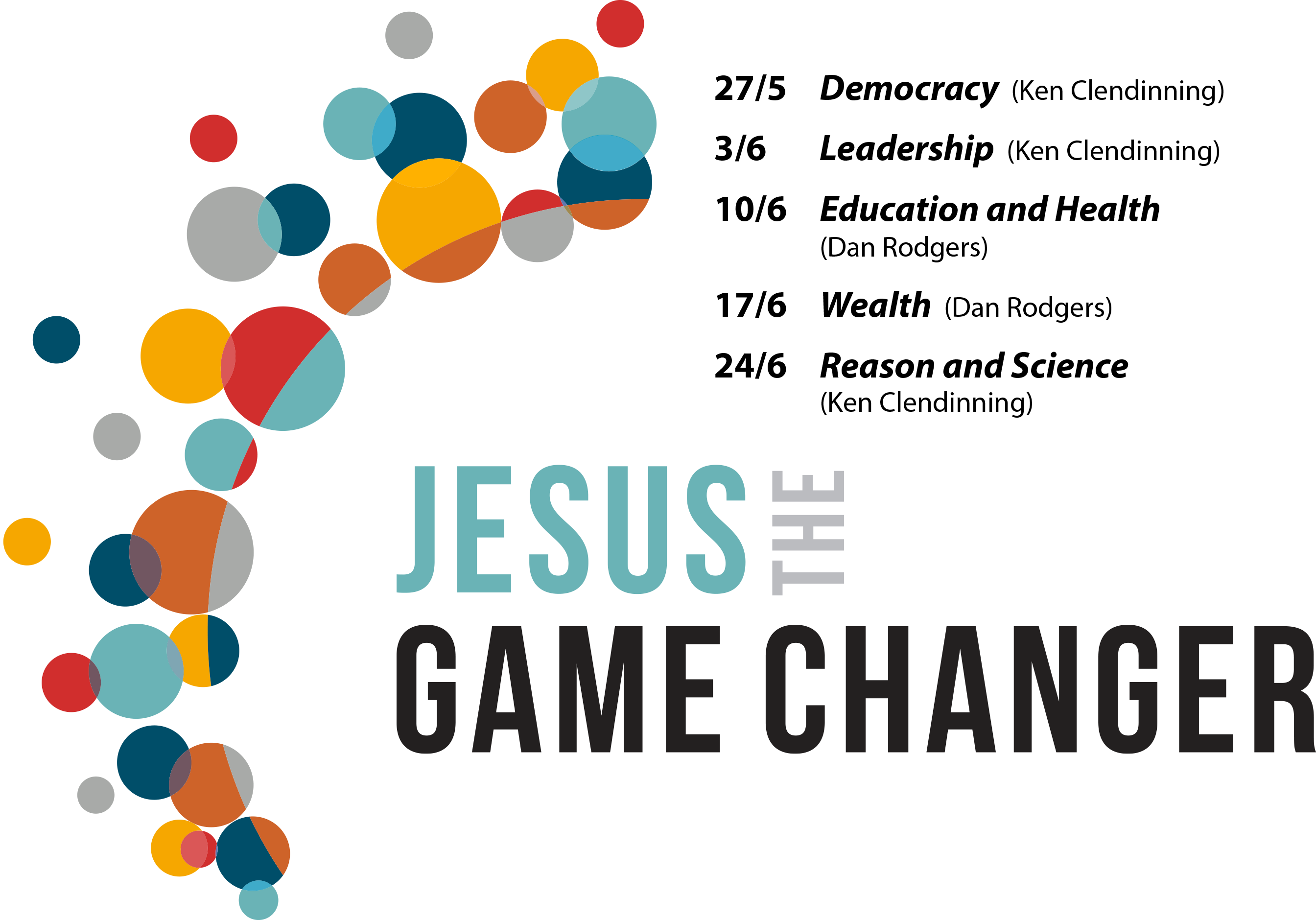 Jesus The Gamechanger Ljbaptist Second Five - Circle Clipart (2688x1879), Png Download