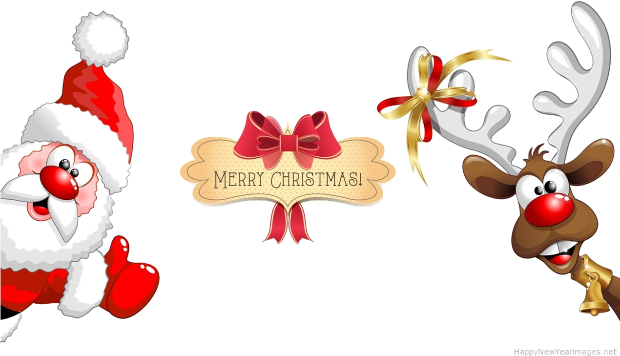 Christmas Holidays - Funny Merry Christmas Logo Clipart (1269x740), Png Download