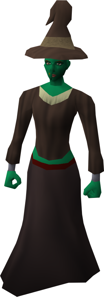 Download Transparent Png - Runescape Witch Clipart (359x1019), Png Download