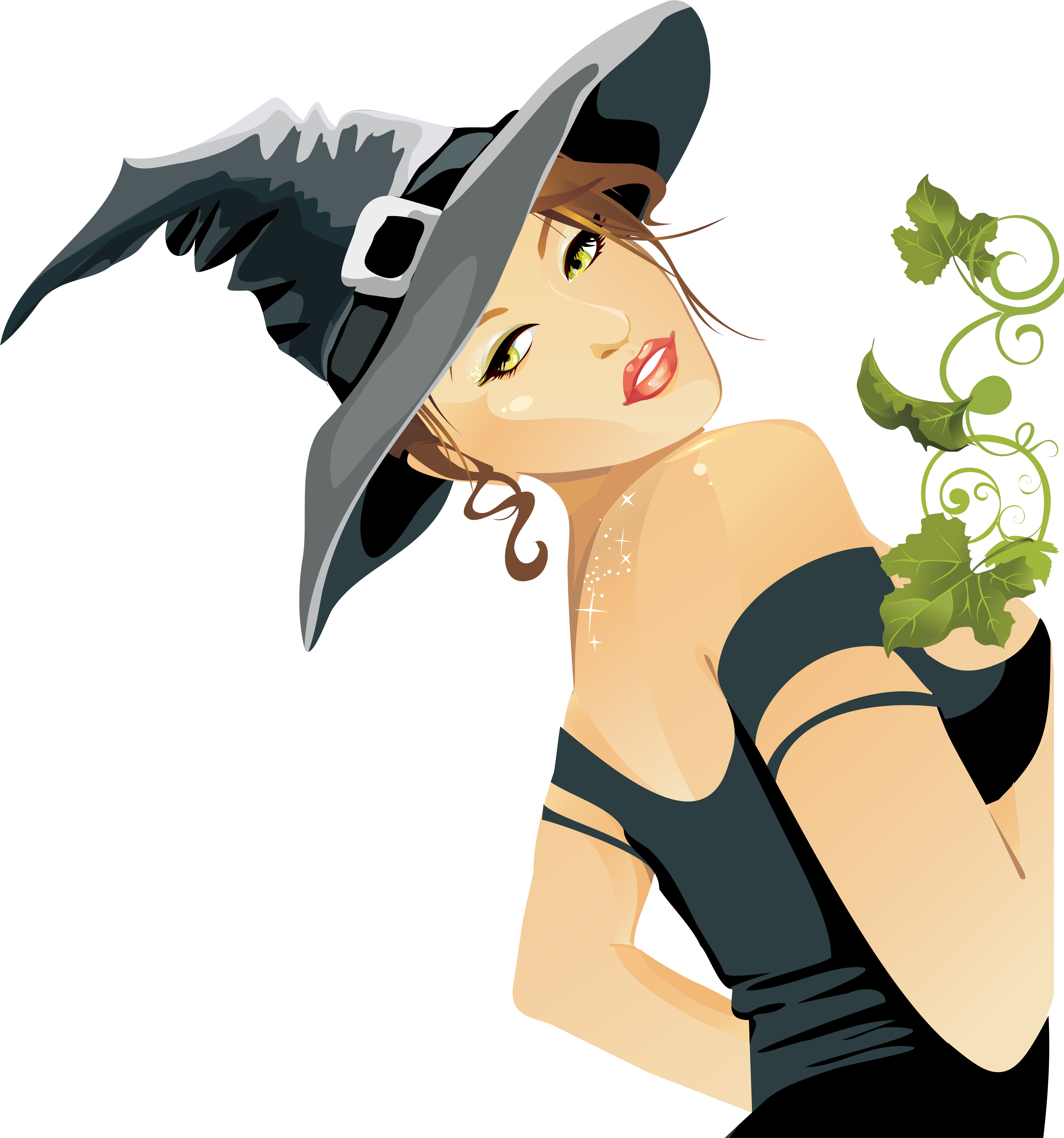 Witches Hat Clipart (4725x5138), Png Download