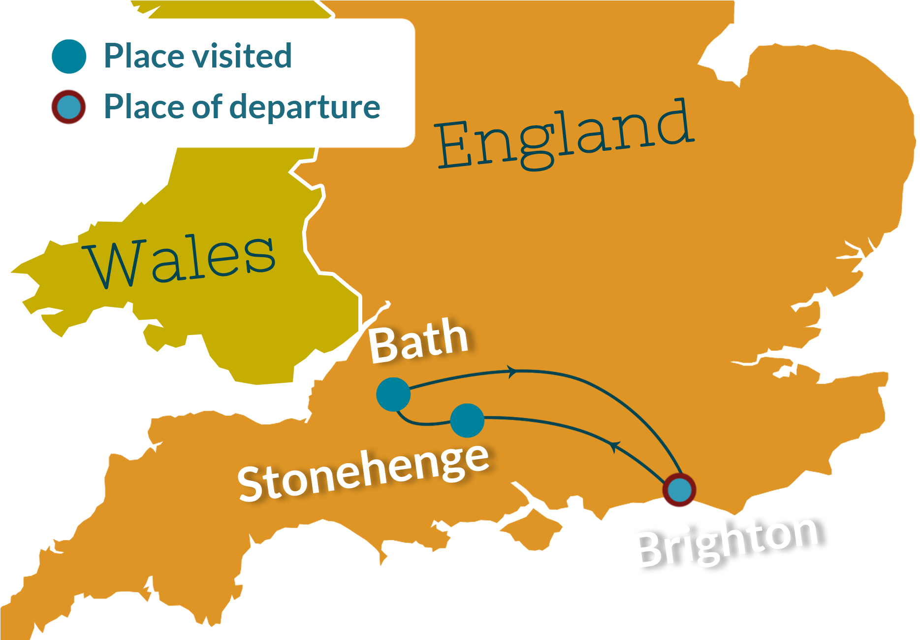 Departing From - Centre Of The Uk Clipart (1949x1298), Png Download